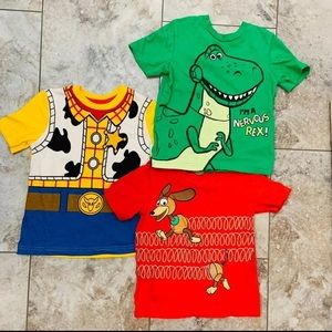 Disney Pixar Toy Story 5T 3 Pack Tees